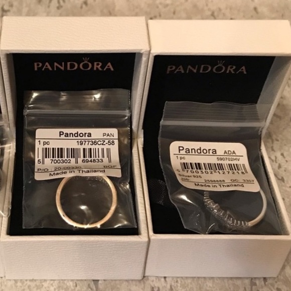 PANDORA Silver Princess Wishbone Ring - Picture 3 of 7